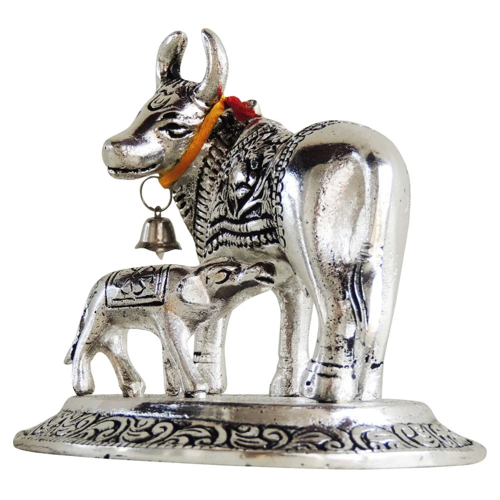 Showpiece Cow Statue for Home Temple and Vastu Decor