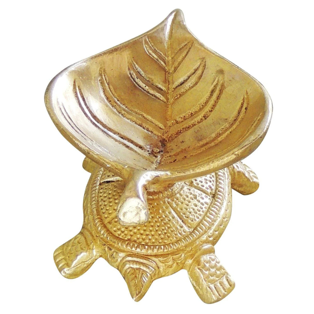 Brass Decorative Tortoise Deepak – Auspicious Oil Lamp for Prosperity and Positivity