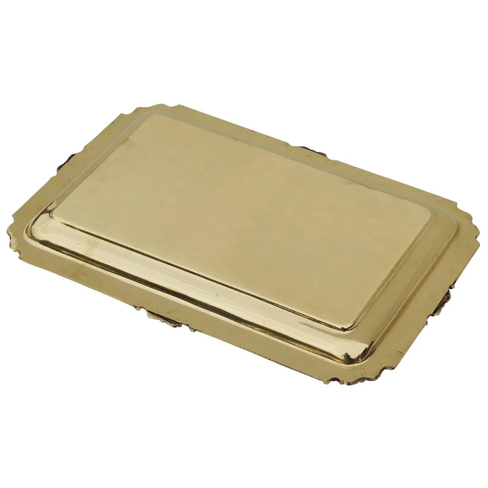 Handmade Brass Tray Traditional Serving and Decorative Platter