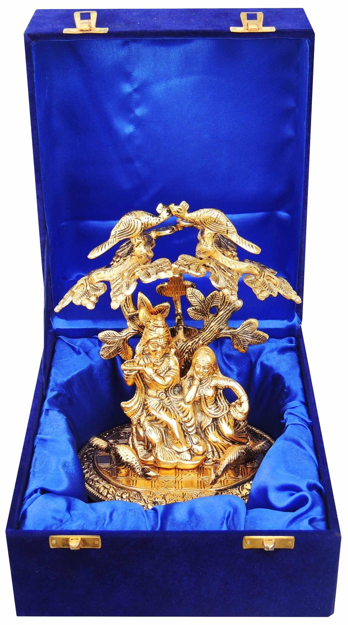 Radha Krishna Showpiece Statue Under Tree – Home & Spiritual Decor
