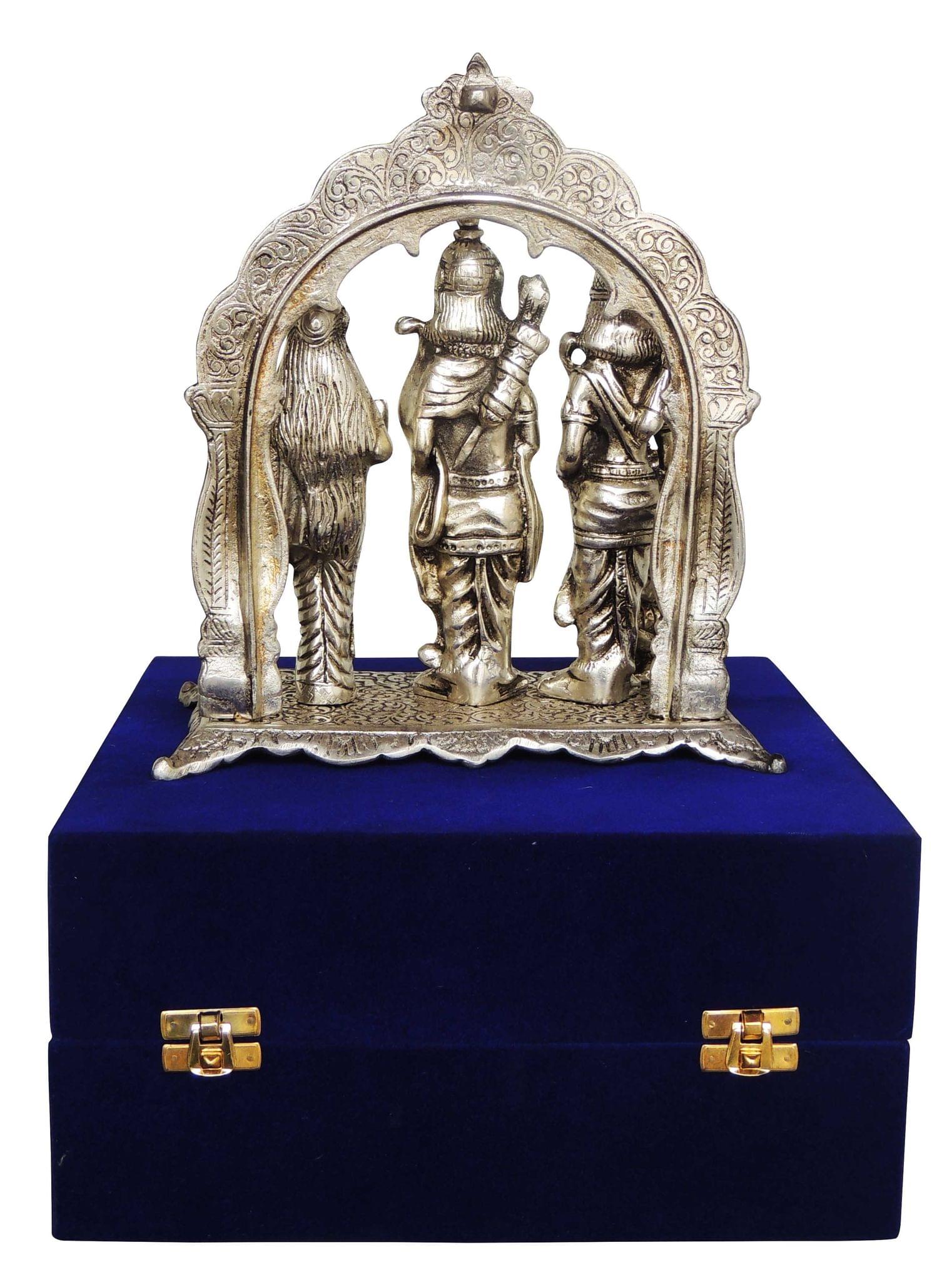 Brass Ram Darbar Showpiece Statue for Home Temple and Spiritual Gift