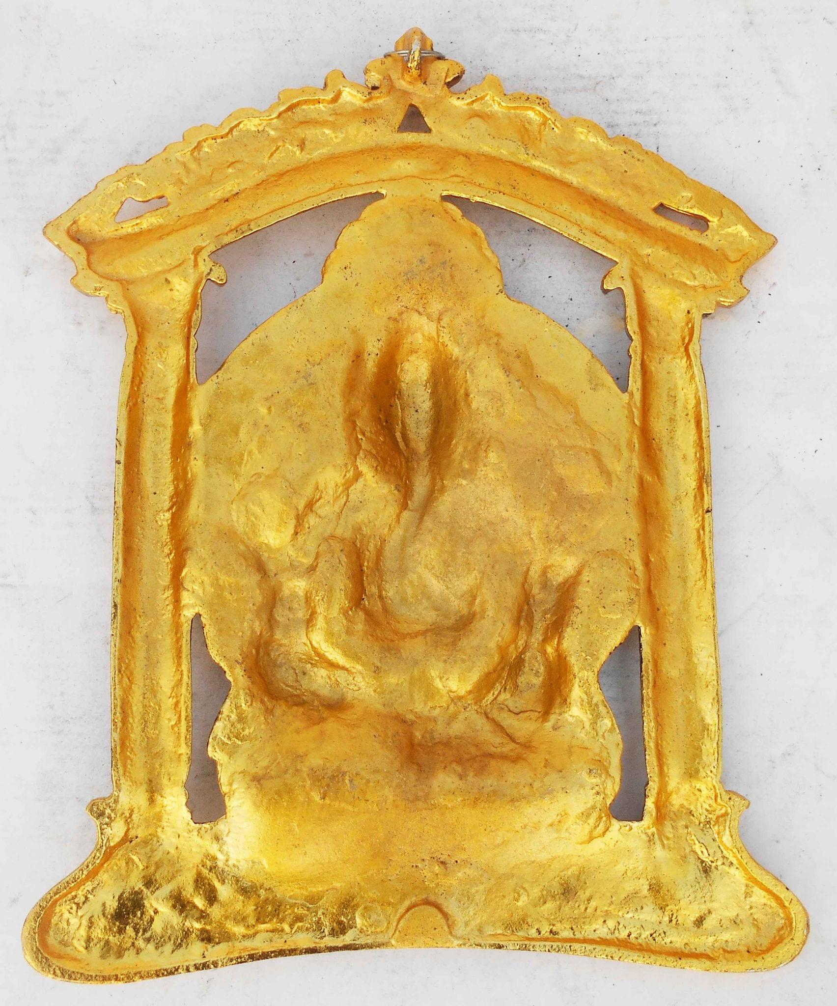 Showpiece Frame Ganesh Hanging for Wall Decor and Spiritual Blessings
