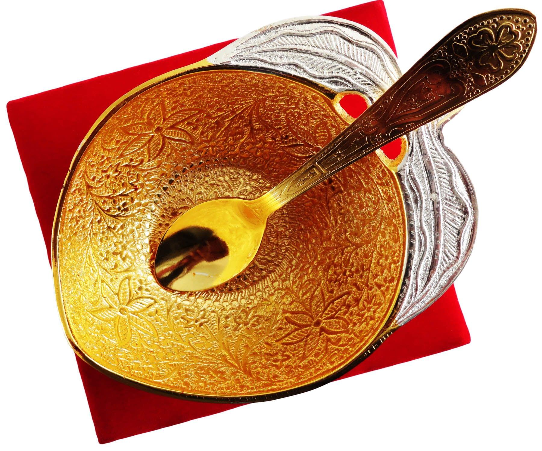 Decorative Apple Shape 2 Tone Bowl Set for Festive and Home Decor