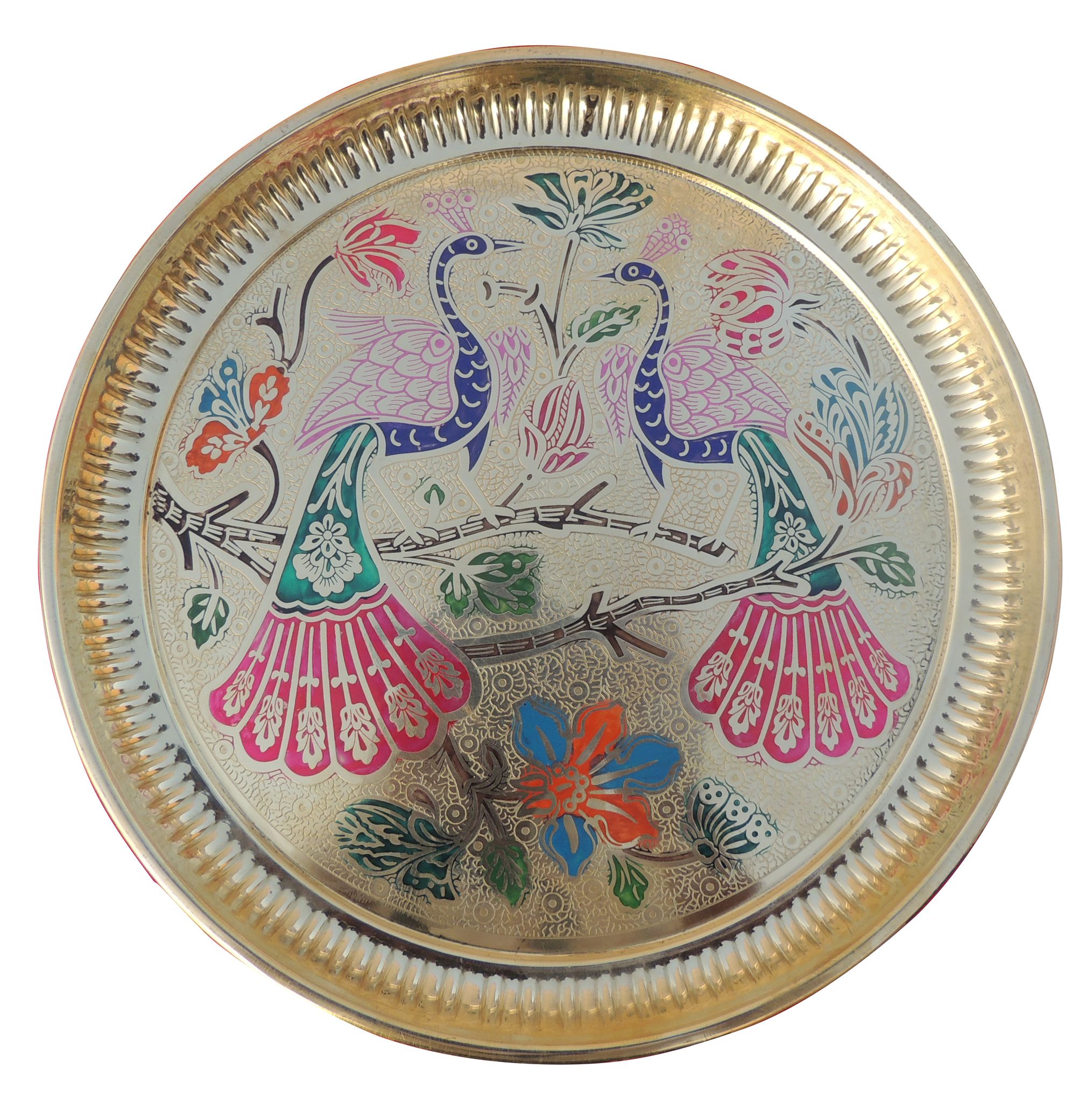 Brass Puja Thali Set with Velvet Box – Elegant Pooja Essentials Gift Set