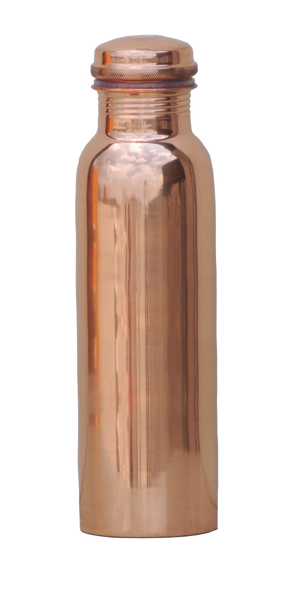 Copper Bottle Plain Pure Copper Ayurvedic Water Bottle