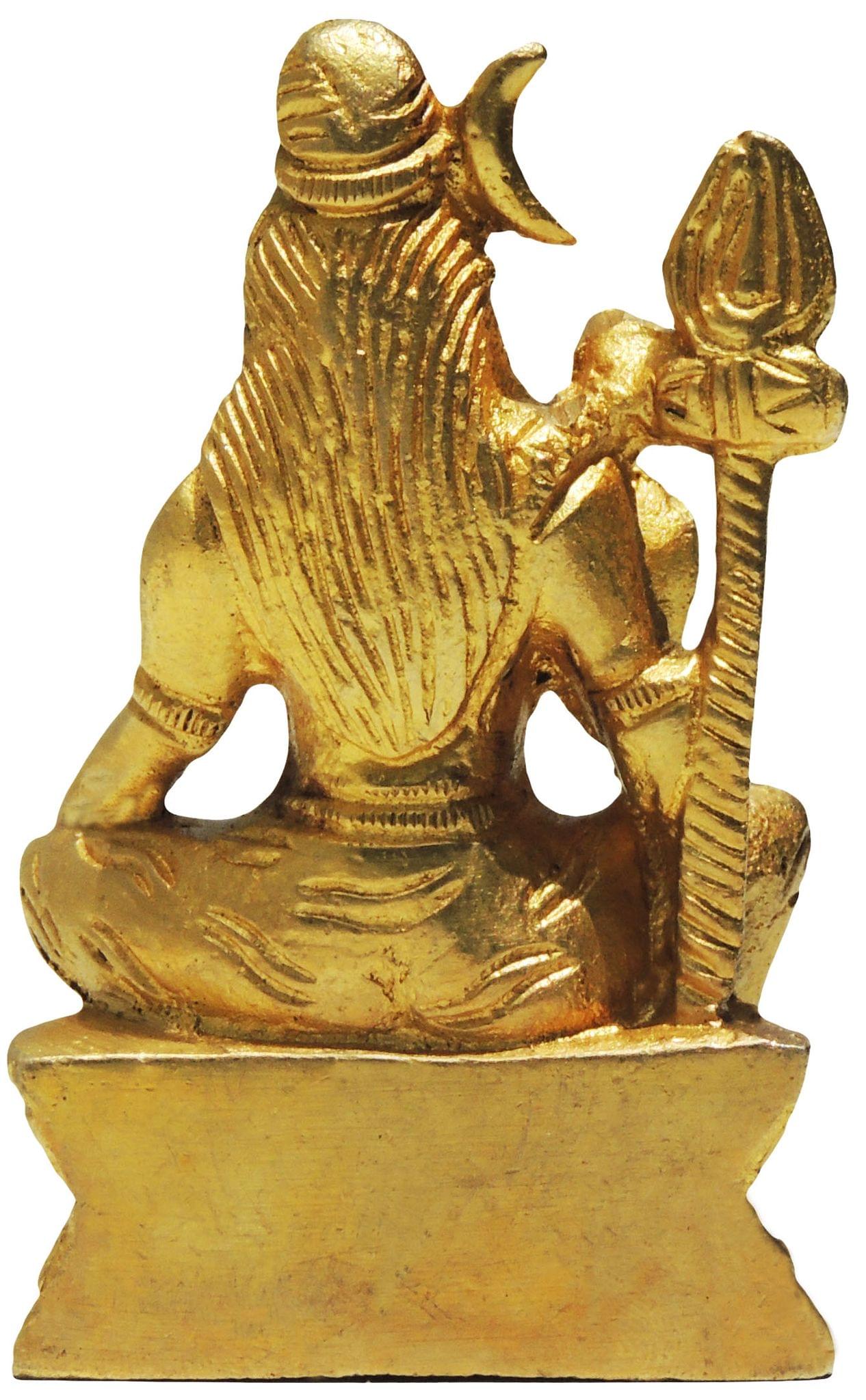 Brass Shankar Ji Idol – Handcrafted Lord Shiva Statue for Peace and Strength