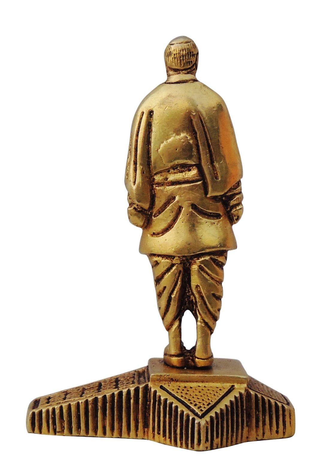 Brass Statue of Unity Showpiece – Sardar Vallabhbhai Patel Brass Idol