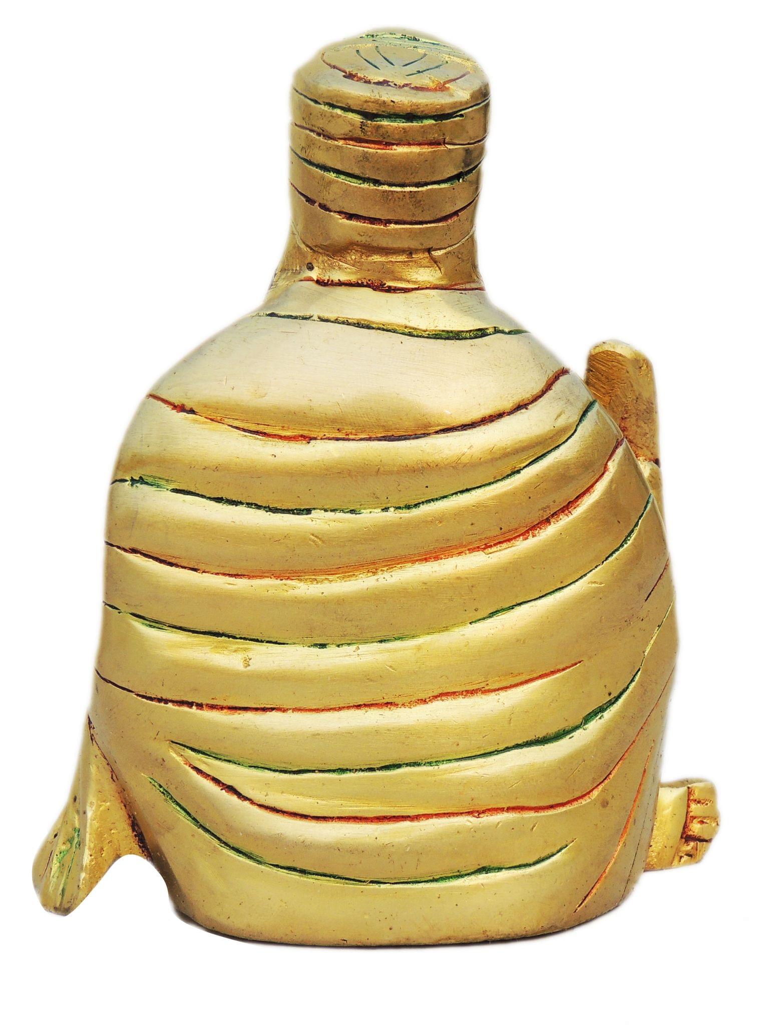 Brass Guru Nanak Dev Ji Statue – Divine Sikh Showpiece for Home and Office Blessings