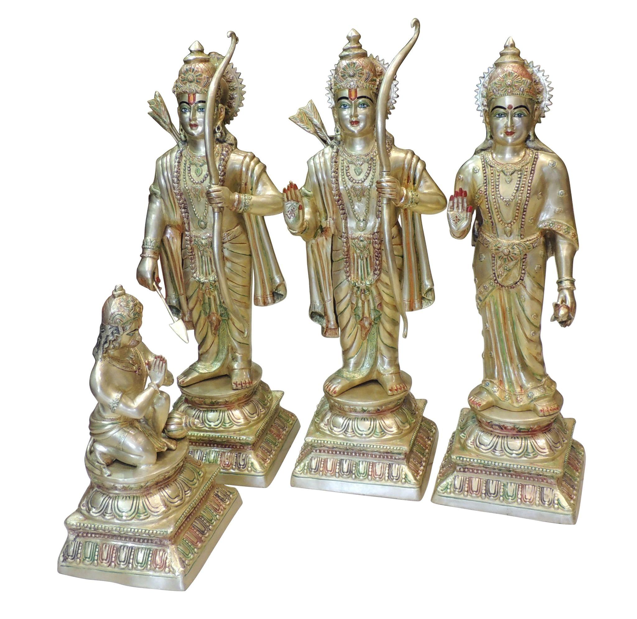 Brass Ramdarbar Idol – Handcrafted Symbol of Devotion, Peace, and Family Harmony