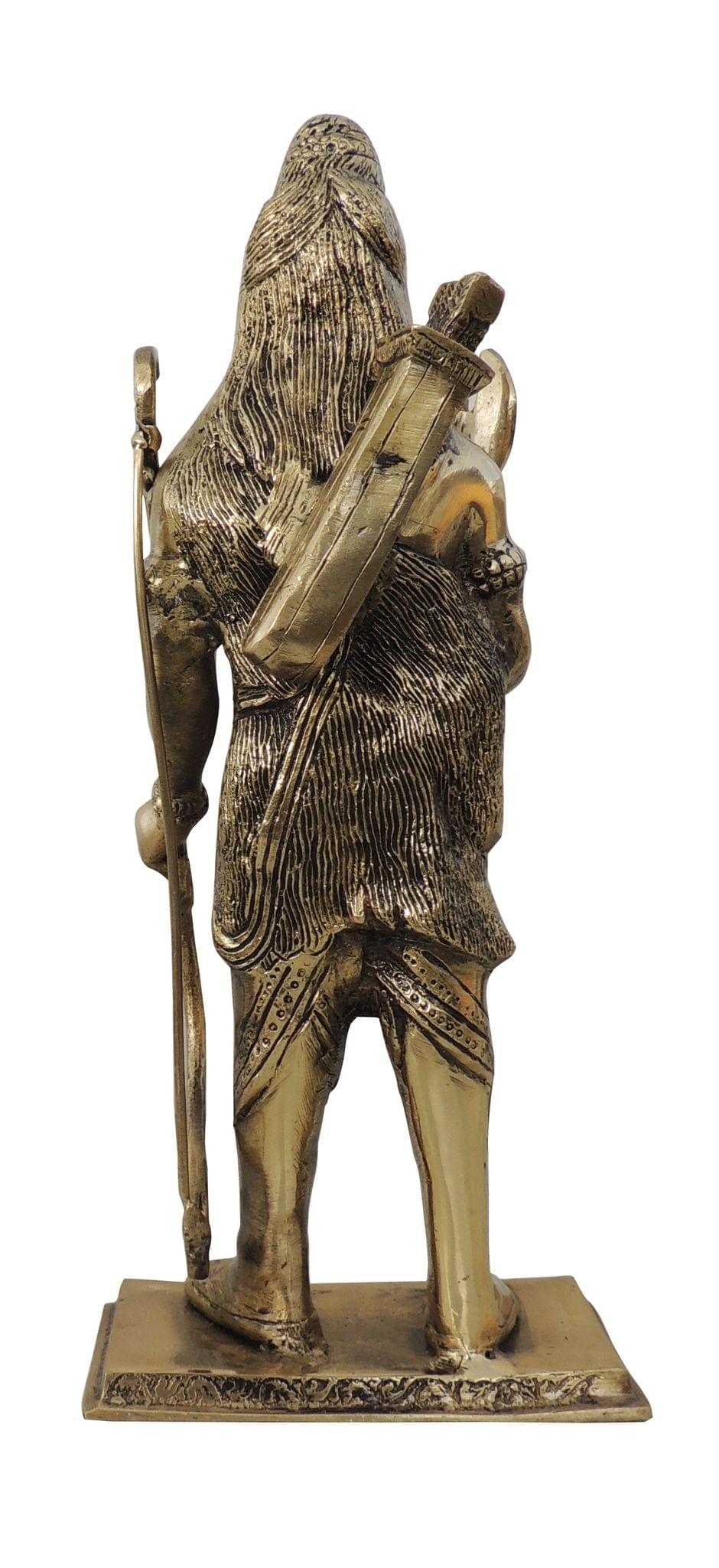 Brass Parshuram Ji God Idol Statue – Handcrafted Divine Warrior Showpiece