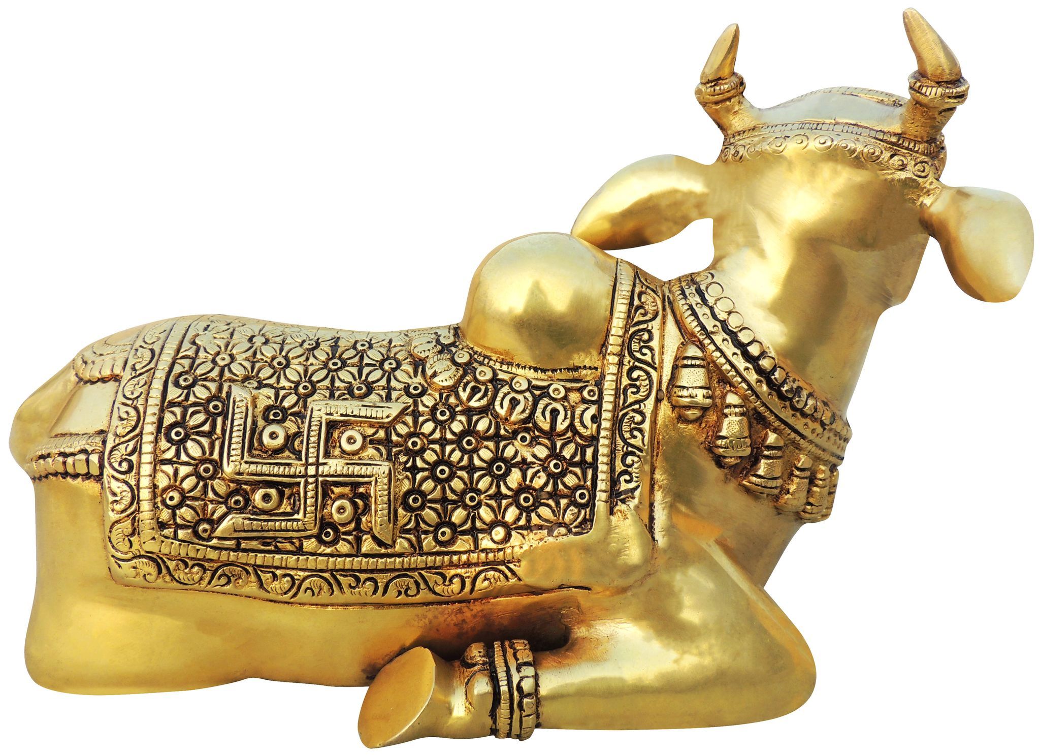 Brass Nandi Idol – Handcrafted Symbol of Faith, Strength, and Devotion