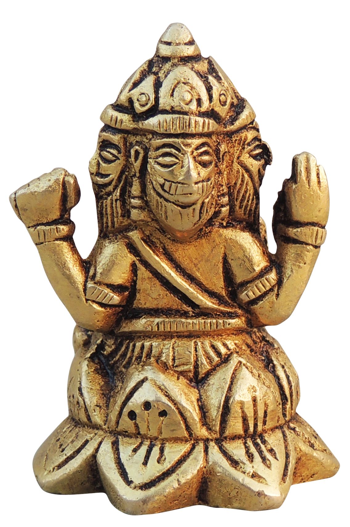 Brass Brahma Ji Idol – Handcrafted Symbol of Creation and Wisdom