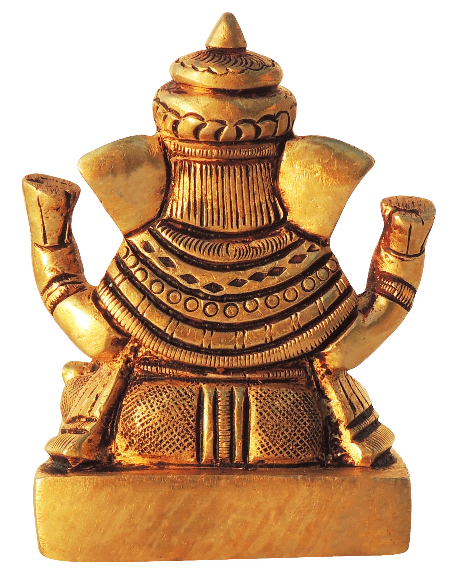 Brass Ganapati idol – Handcrafted Lord Ganesha Statue for Success and Prosperity