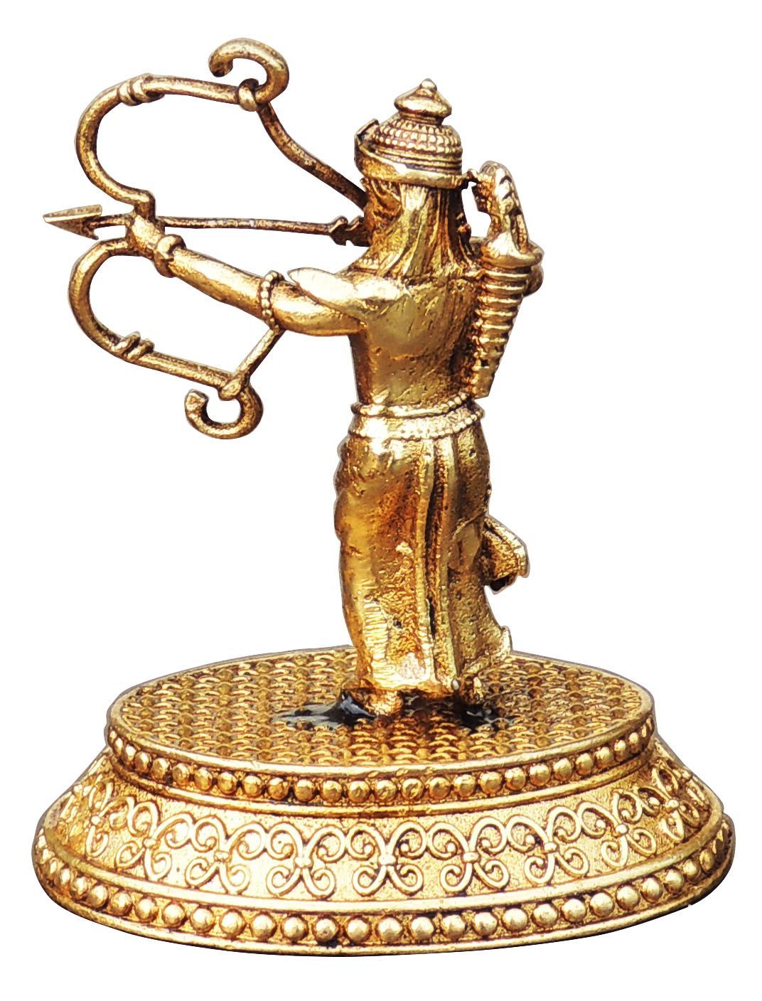 Brass Ram Lala Idol – Handcrafted Lord Ram Statue for Divine Blessings