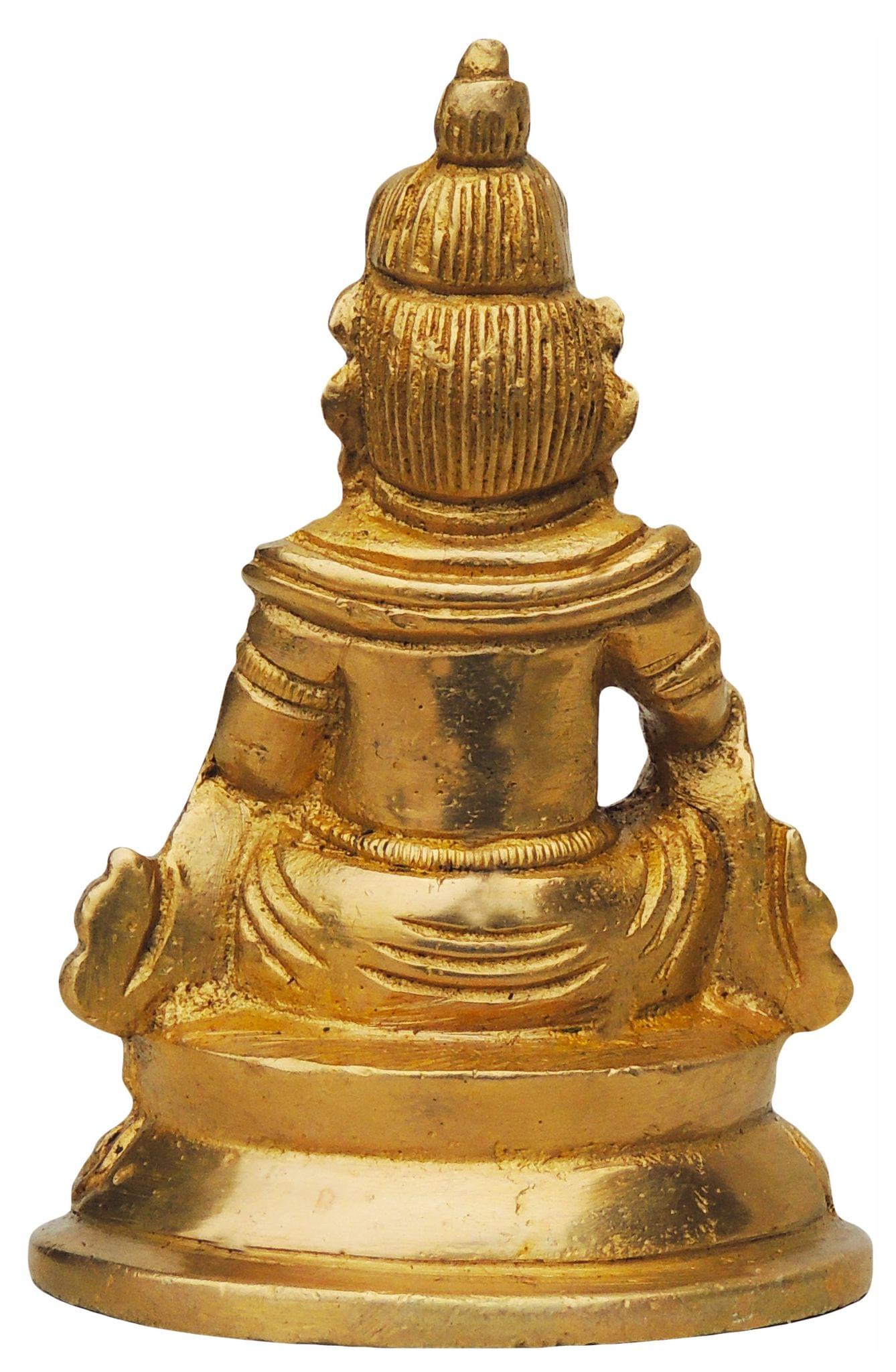 Brass Kuber Ji Idol – Handcrafted Lord of Wealth Statue for Prosperity and Success