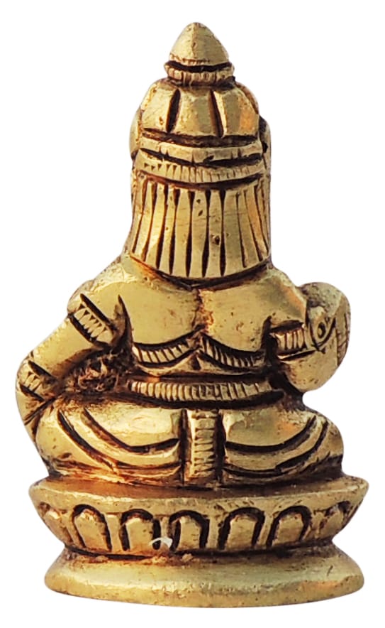 Brass Kuber Ji Idol – Handcrafted Lord of Wealth and Abundance