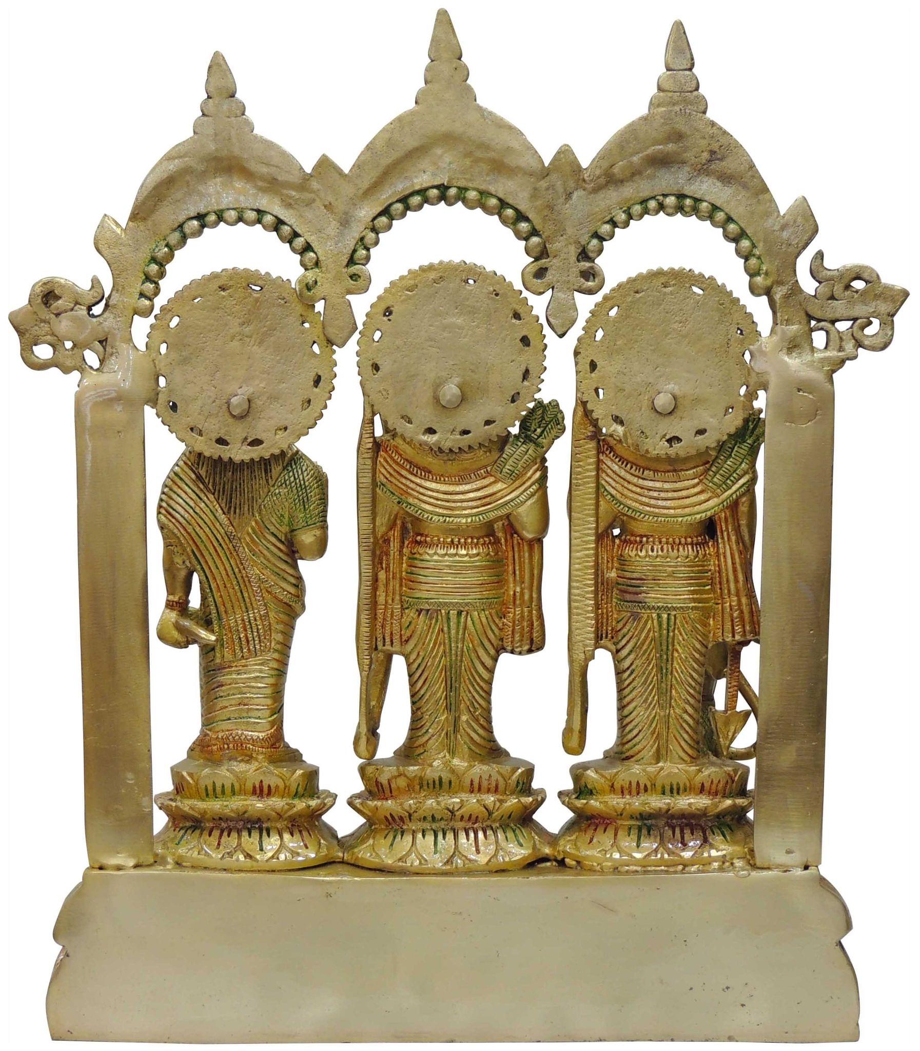 Brass Ram Darbar Statue – Handcrafted Symbol of Devotion, Unity, and Prosperity