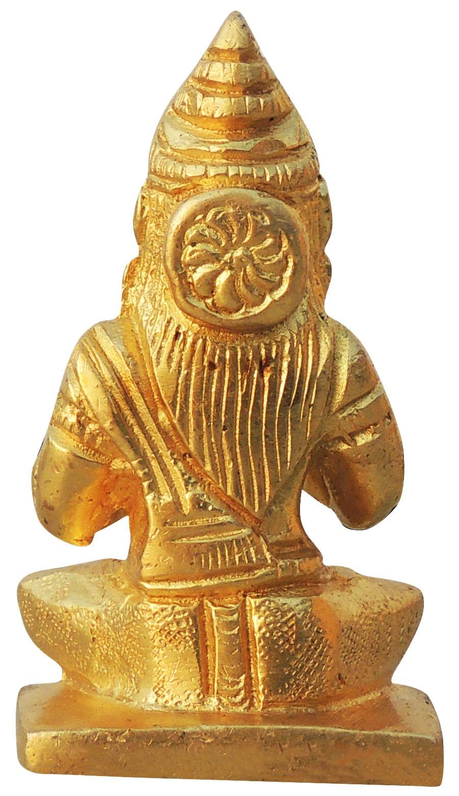 Brass Parvati Murti Handcrafted Goddess of Love, Strength, and Harmony
