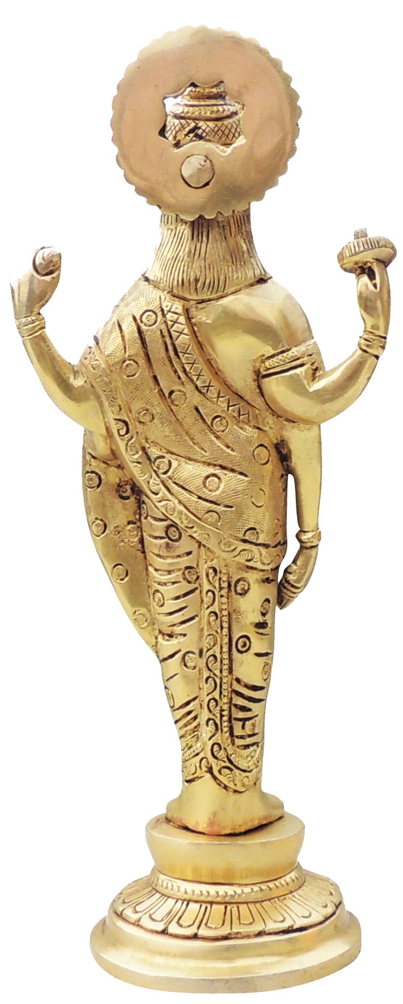 Brass Dhanvantri Ji Idol Statue – Handcrafted Symbol of Health and Healing