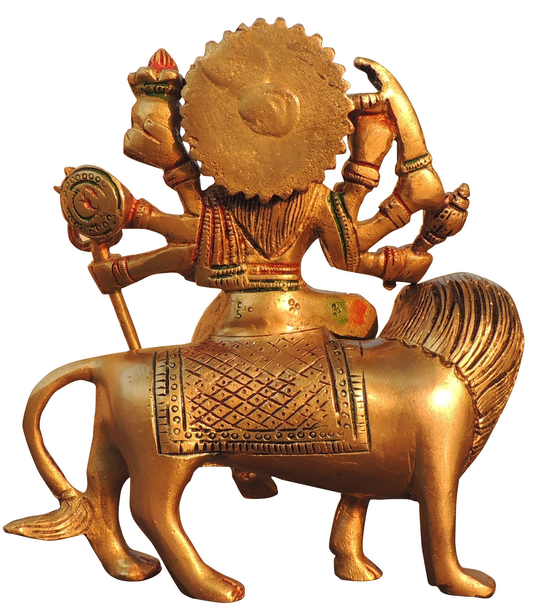 Brass Durga Mata Idol Statue – Traditional Handcrafted Divine Showpiece