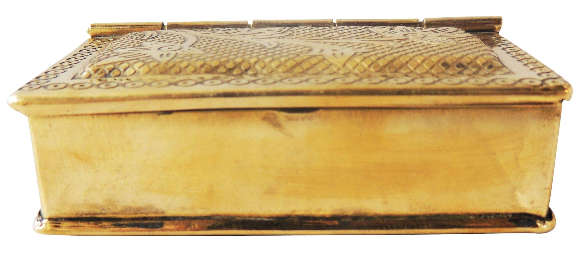 Brass Pan Dan – Handcrafted Traditional Betel Leaf Box for Home and Gifting