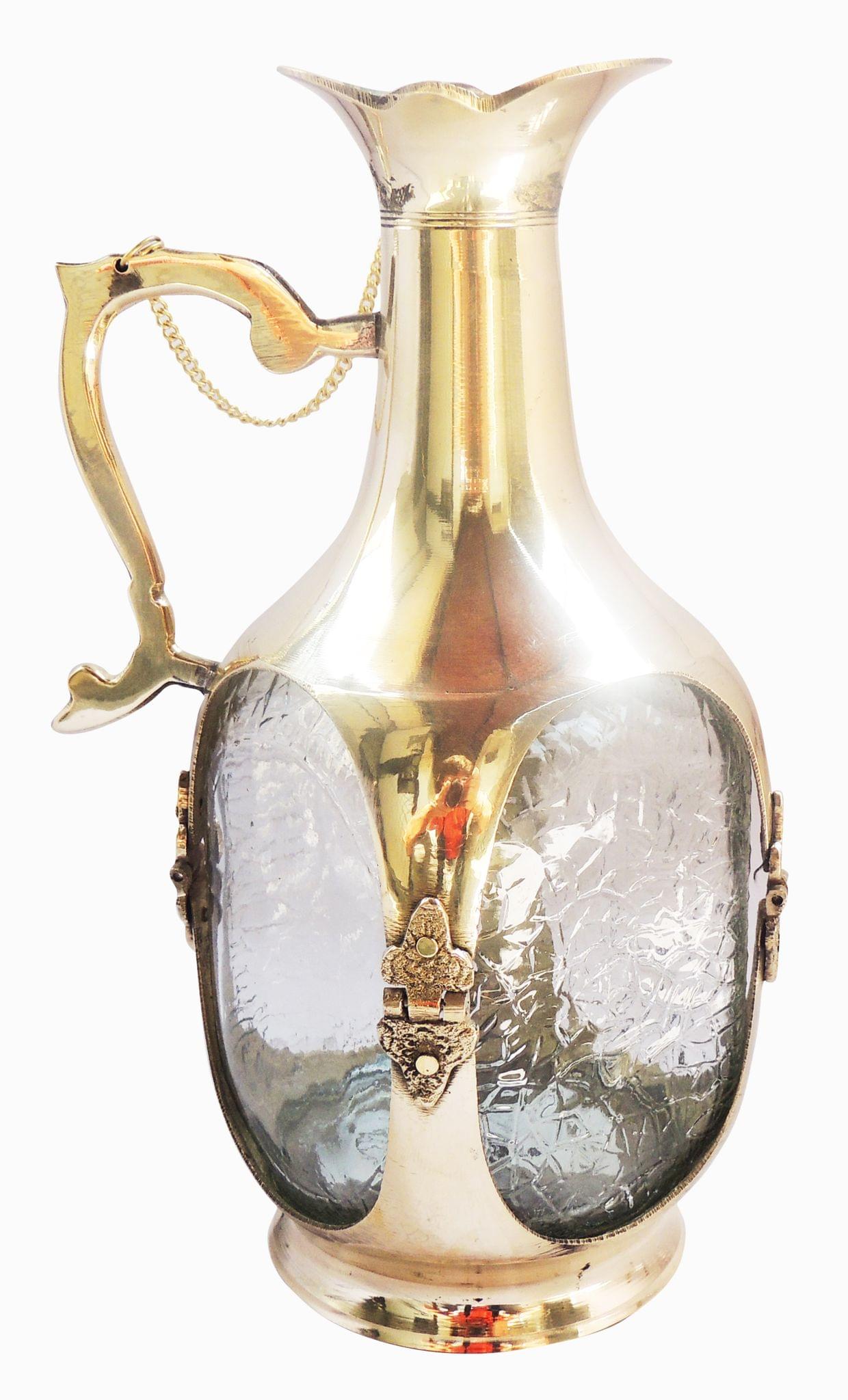 Brass Antique Jug for Vintage Home and Kitchen Collection