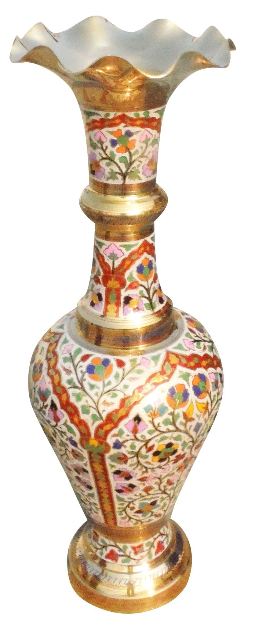 Brass Decorative Flower Pot and Vase for Home & Garden Styling