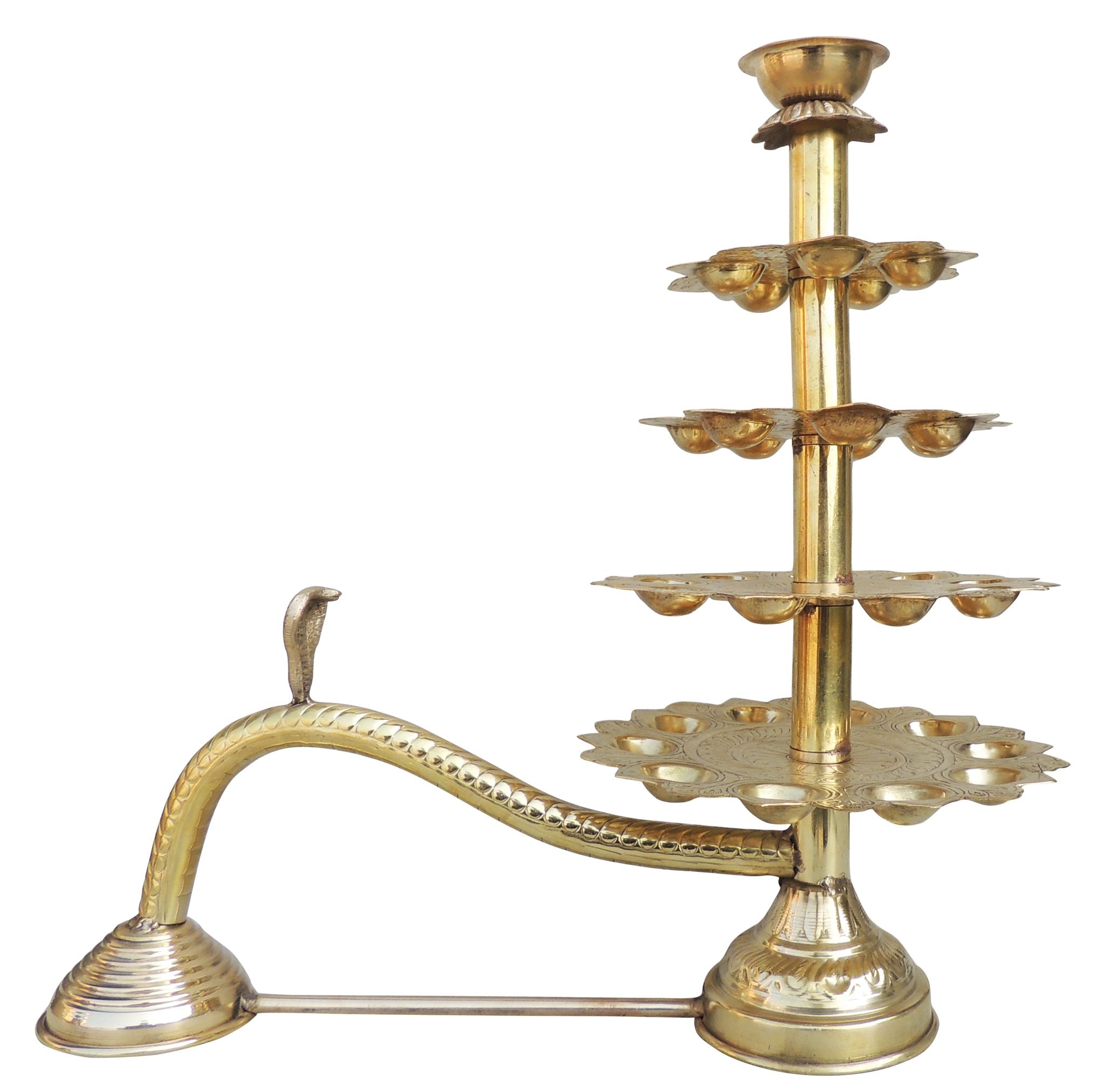 Brass Ganga Aarti Bati for Daily Pooja and Sacred Rituals