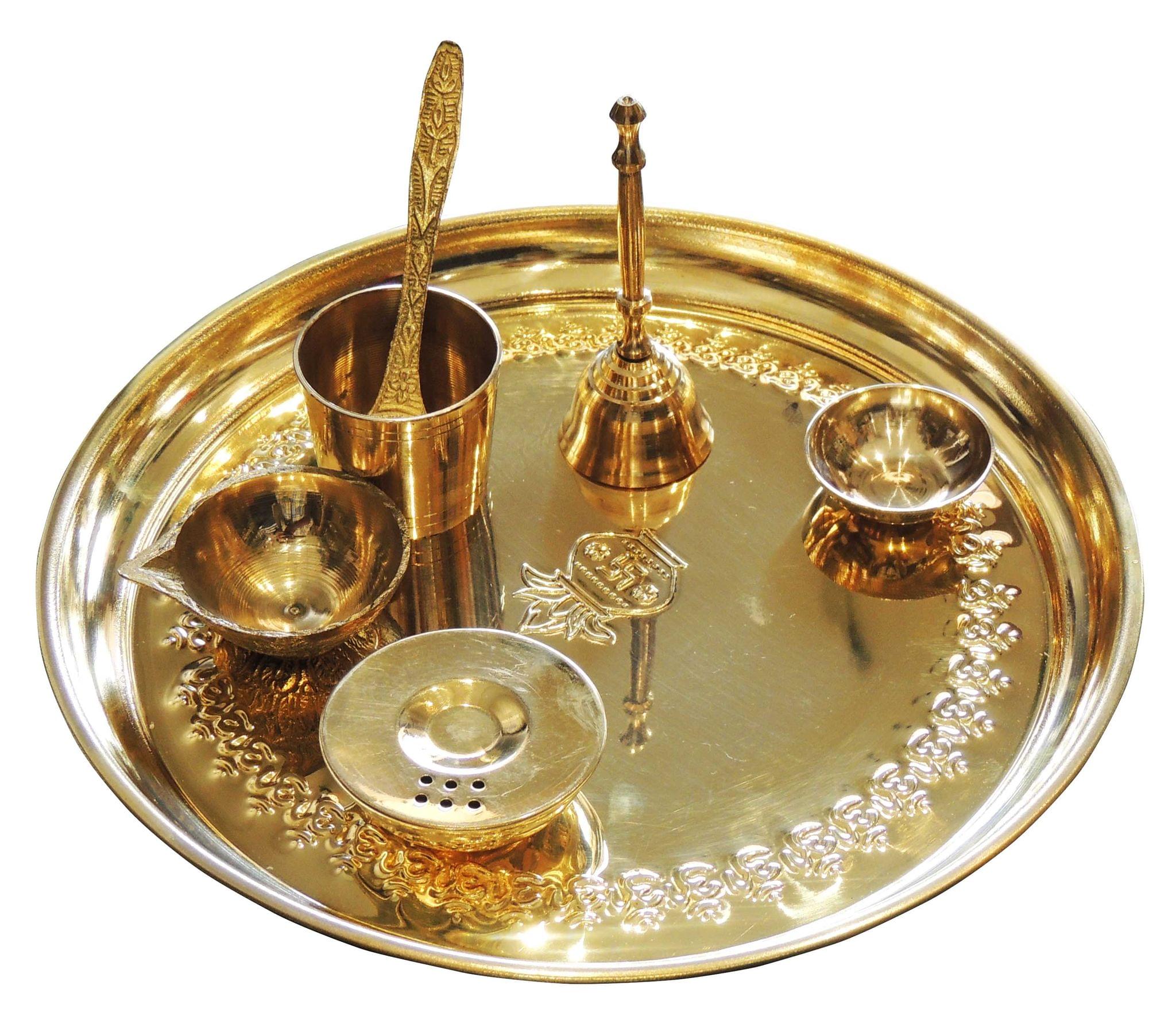 Pooja Thali for Daily Worship and Festive Rituals