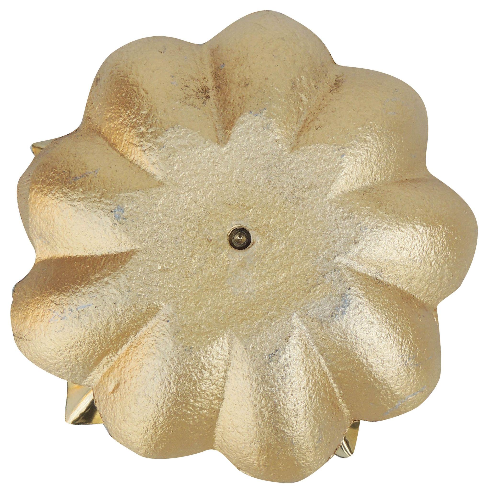 Brass and Aluminium Deepak – Handcrafted Dual Metal Oil Lamp for Spiritual Glow