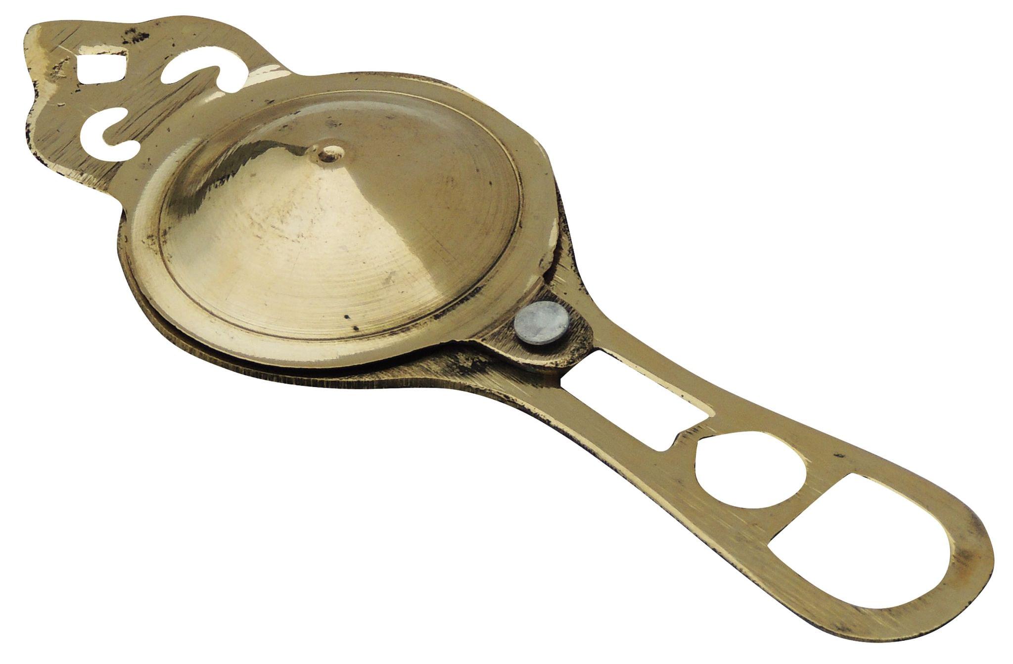 Brass Kajrota Kajal Dani No. 3 – Handcrafted Traditional Kohl Storage Box