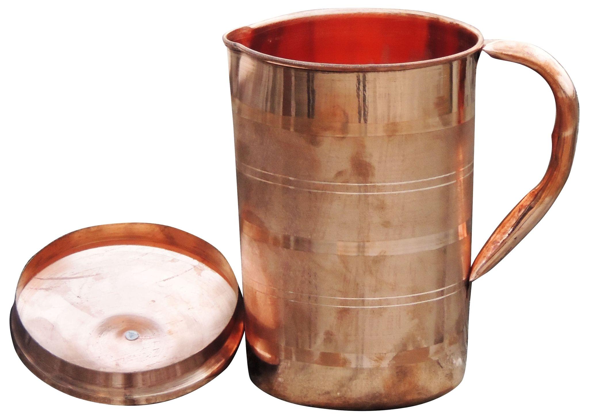 Pure Copper Jug 1.8 Litre for Ayurvedic Drinking Water