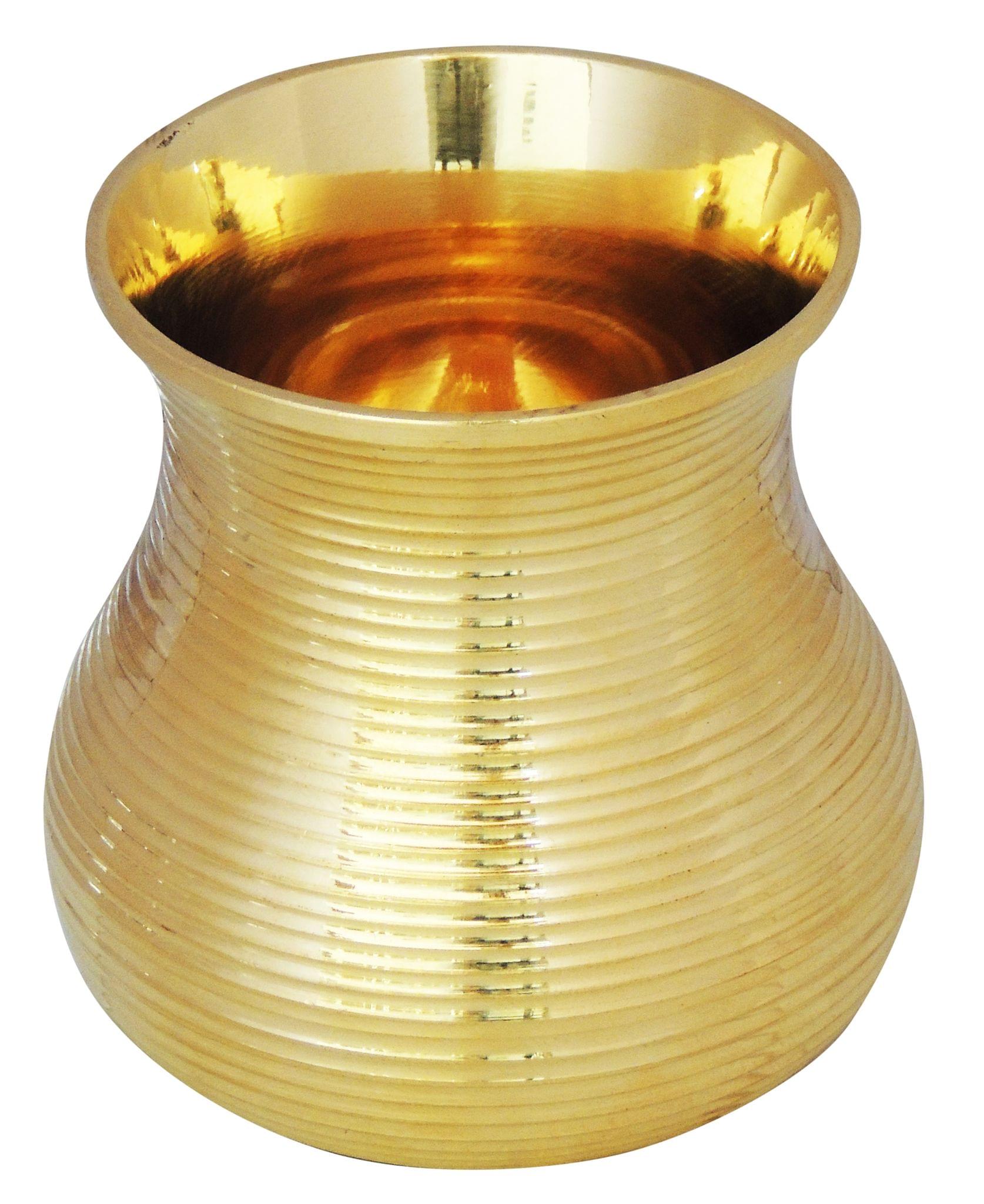 Brass Glass 270 ml – Premium Handcrafted Drinking Tumbler