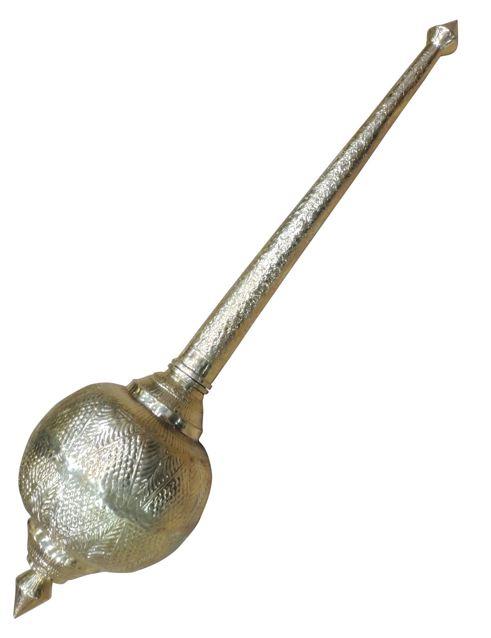 Brass Hanuman Gada Showpiece – Traditional Mace Symbol of Strength