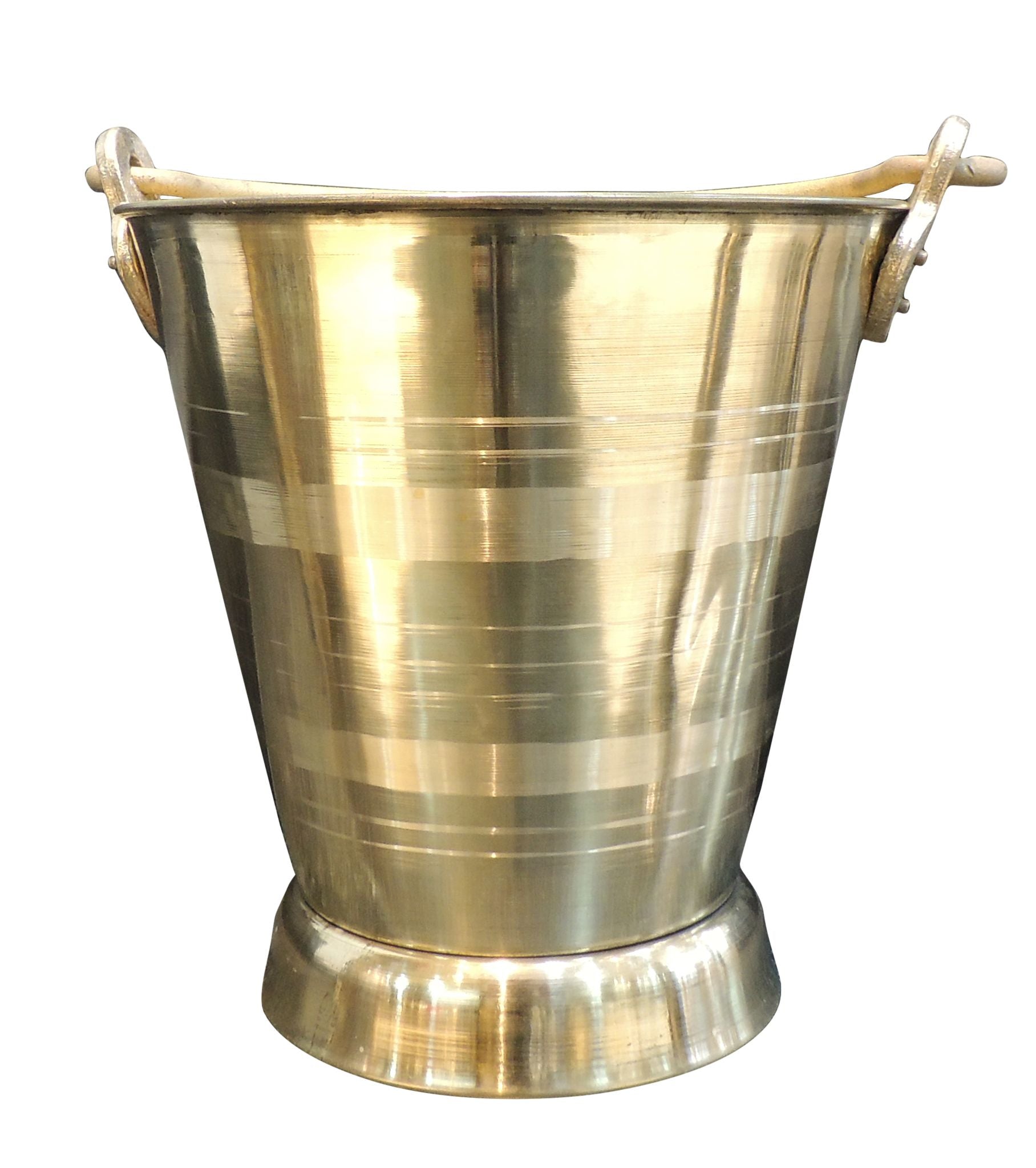 Premium Brass Utility Bucket – Heavy Gauge Traditional Vessel