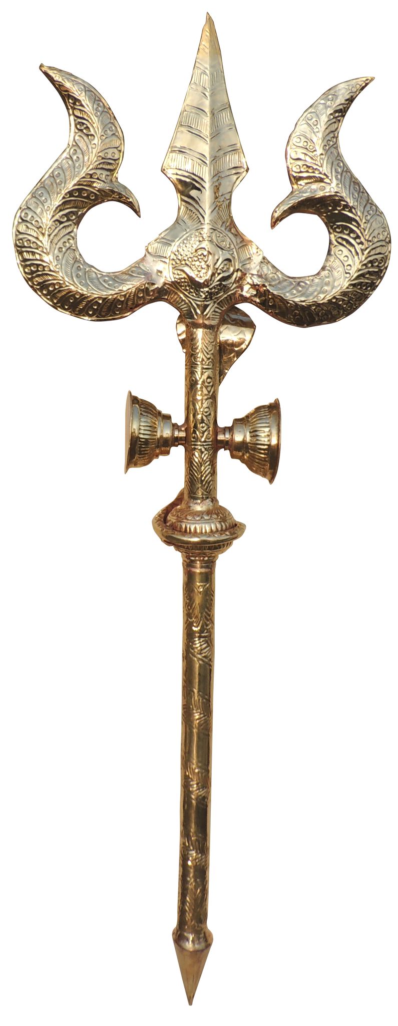 Brass Trishul – Sacred Symbol of Strength and Protection